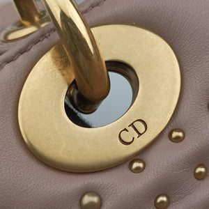 Vintage Christian Dior Lady Dior Pink lambskin  shoulderbag | stylenewstar
