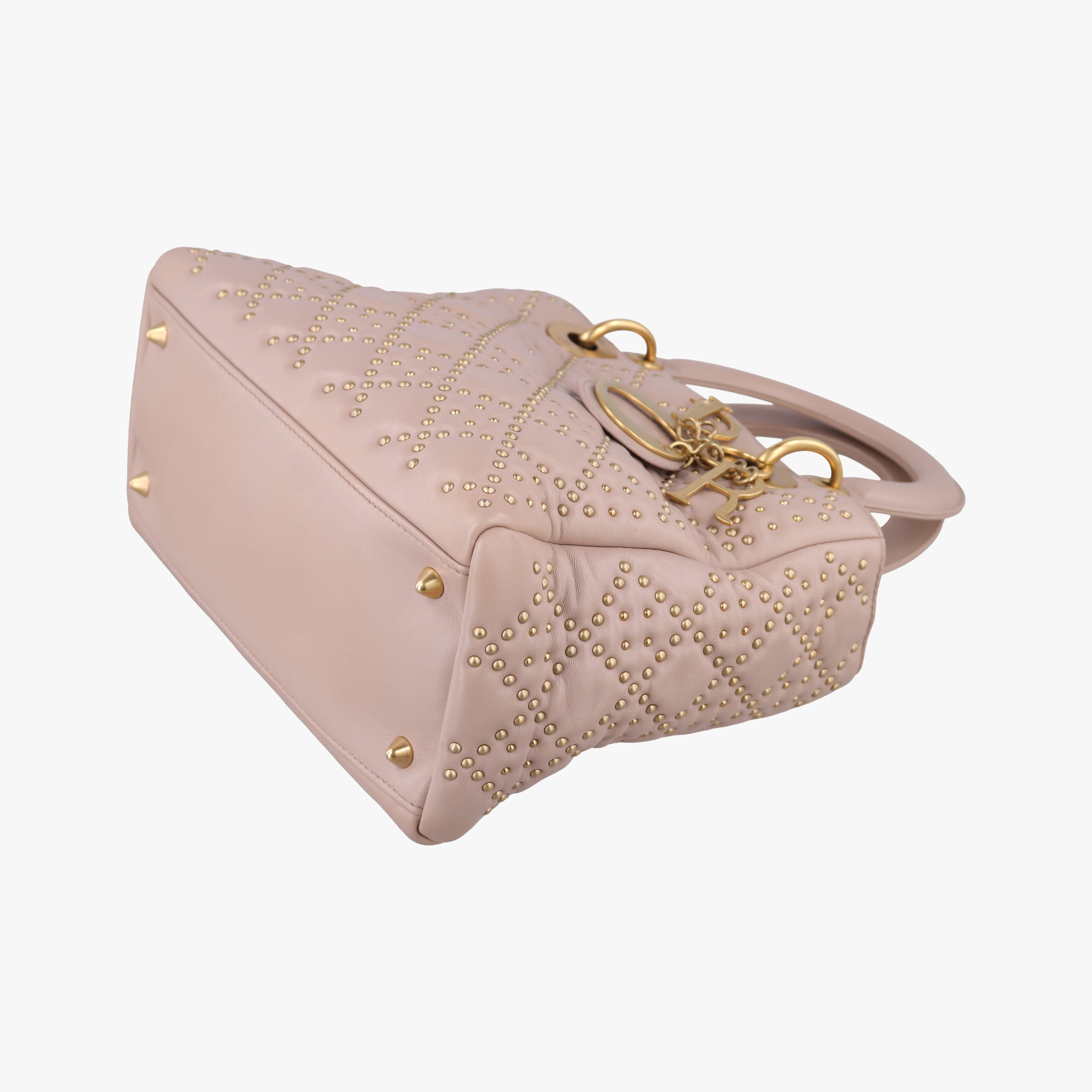 Vintage Christian Dior Lady Dior Pink lambskin  shoulderbag | stylenewstar