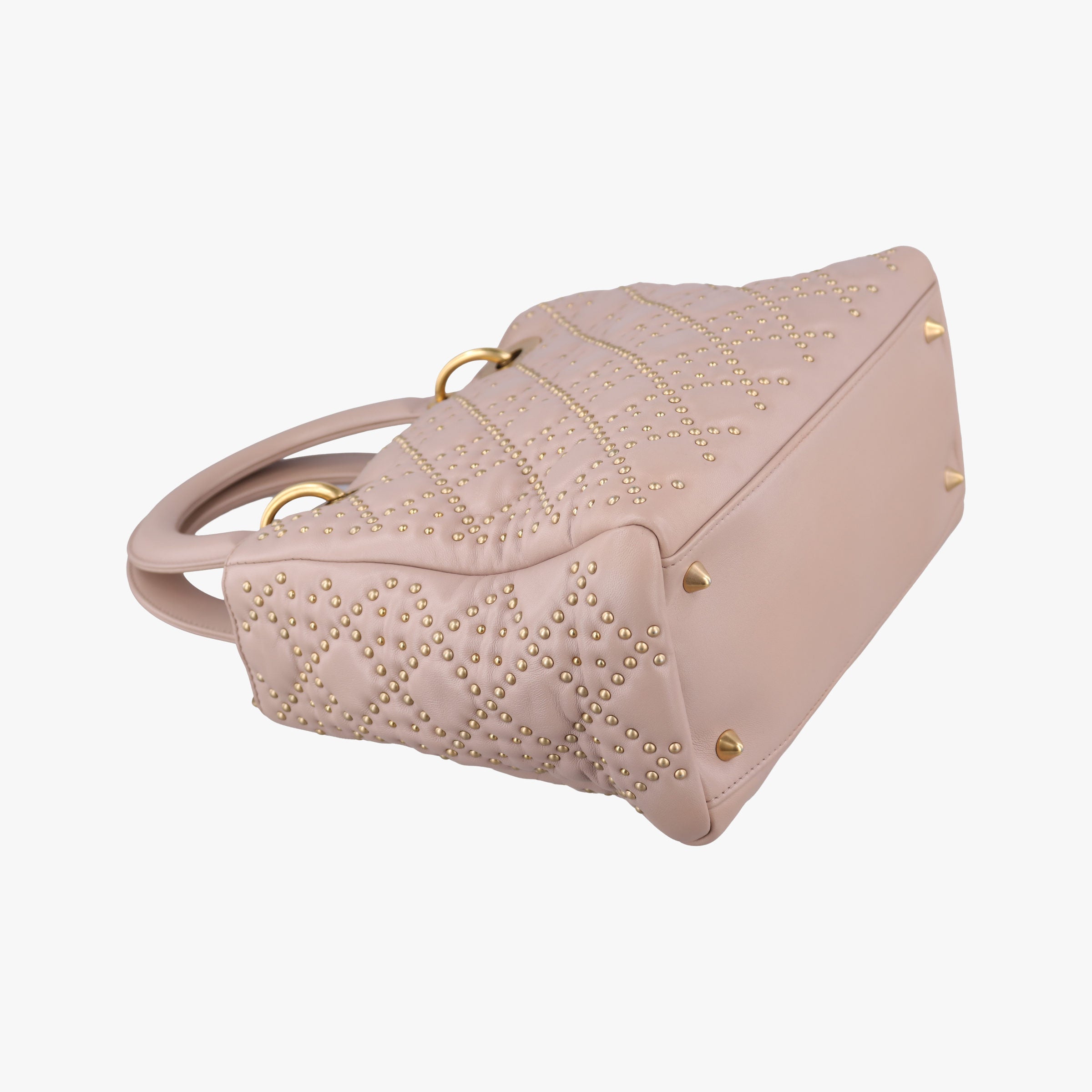 Vintage Christian Dior Lady Dior Pink lambskin  shoulderbag | stylenewstar