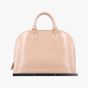 Pre-owned Louis Vuitton ALMA PM Rose Florentine Vernis M91614 handbag | stylenewstar