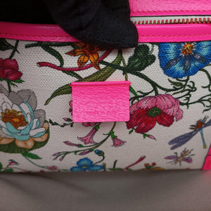 Pre-owned Gucci Flora Multicolour Canvas×Leather 550141 shoulderbag | stylenewstar