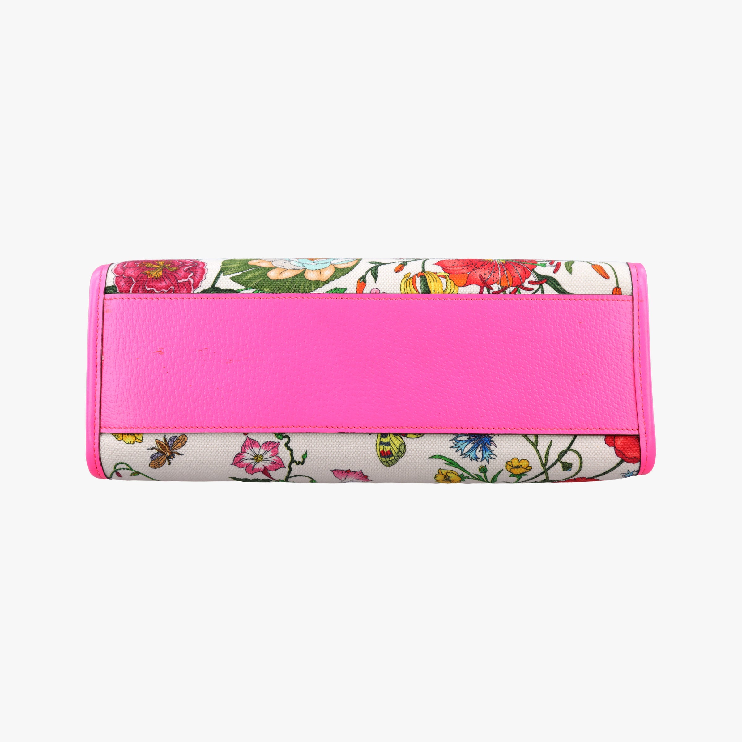 Pre-owned Gucci Flora Multicolour Canvas×Leather 550141 shoulderbag | stylenewstar