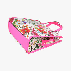 Pre-owned Gucci Flora Multicolour Canvas×Leather 550141 shoulderbag | stylenewstar