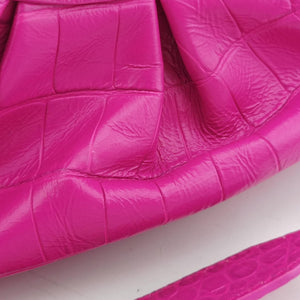 Pre-owned Balenciaga Le Cagole mini Rose Leather  shoulderbag | stylenewstar