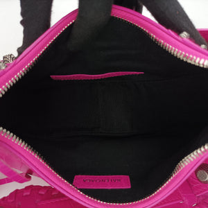 Pre-owned Balenciaga Le Cagole mini Rose Leather  shoulderbag | stylenewstar