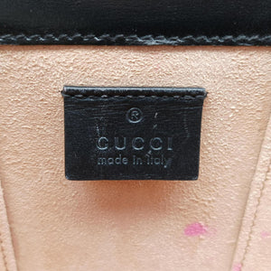 Secondhand Gucci Horsebit 1955 Black Leather 625615 shoulderbag | stylenewstar