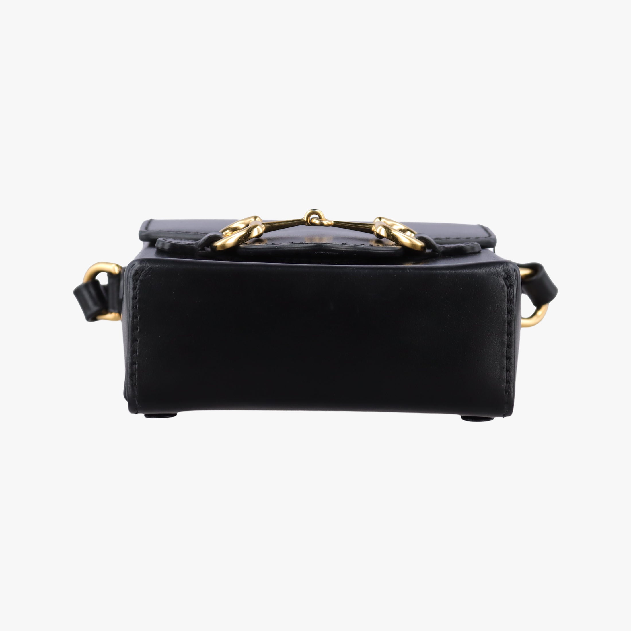 Secondhand Gucci Horsebit 1955 Black Leather 625615 shoulderbag | stylenewstar