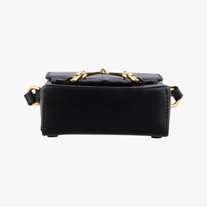 Secondhand Gucci Horsebit 1955 Black Leather 625615 shoulderbag | stylenewstar