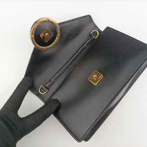 Pre-owned Fendi F is Brown Leather 8BM005 bum bag/waist bag | stylenewstar