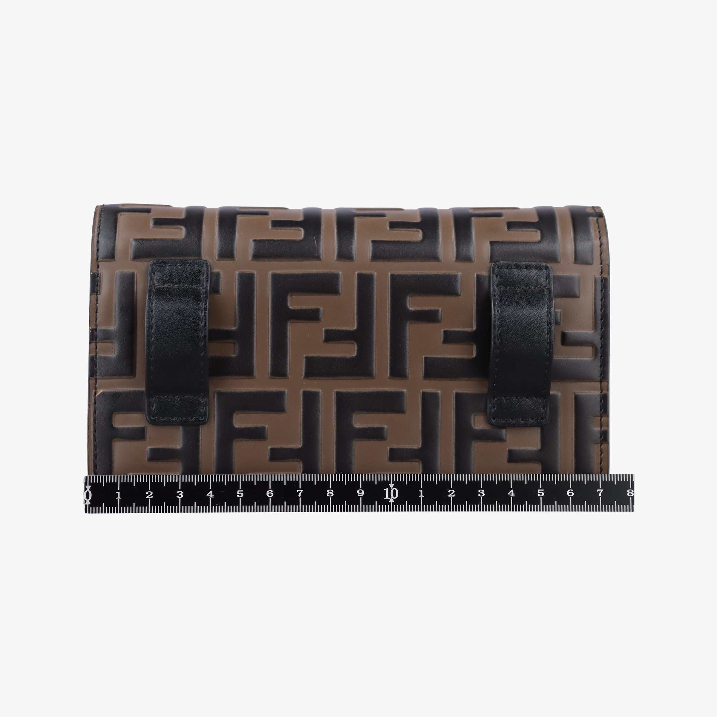 Pre-owned Fendi F is Brown Leather 8BM005 bum bag/waist bag | stylenewstar