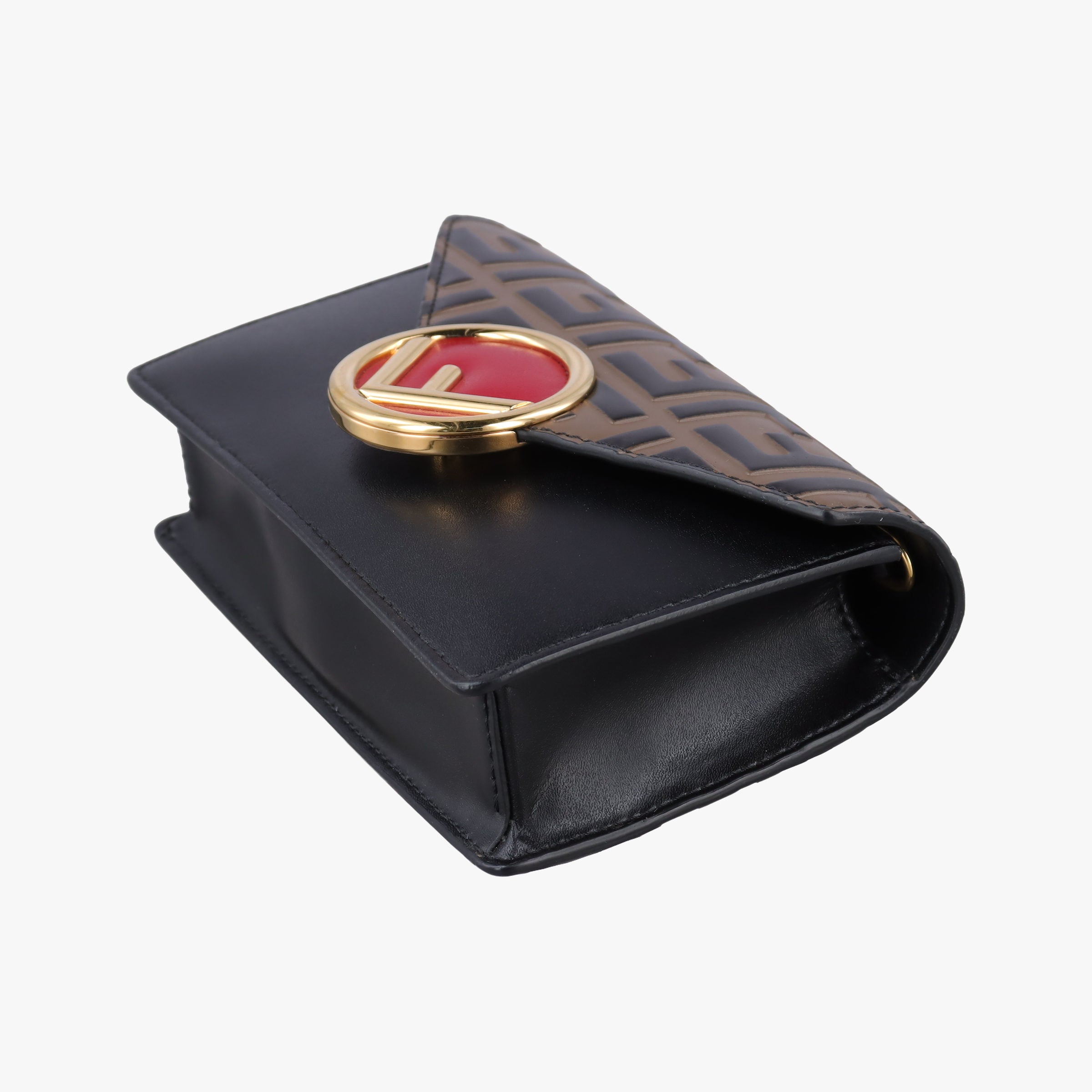 Pre-owned Fendi F is Brown Leather 8BM005 bum bag/waist bag | stylenewstar