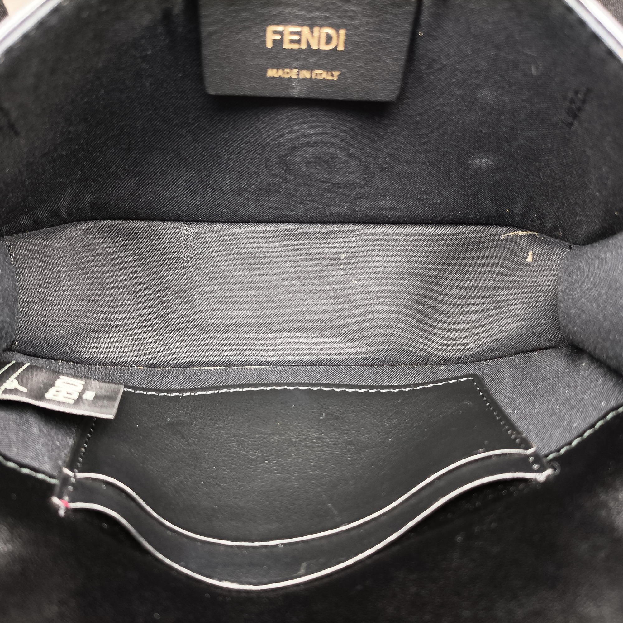 Pre-owned Fendi F is Brown Leather 8BM005 bum bag/waist bag | stylenewstar