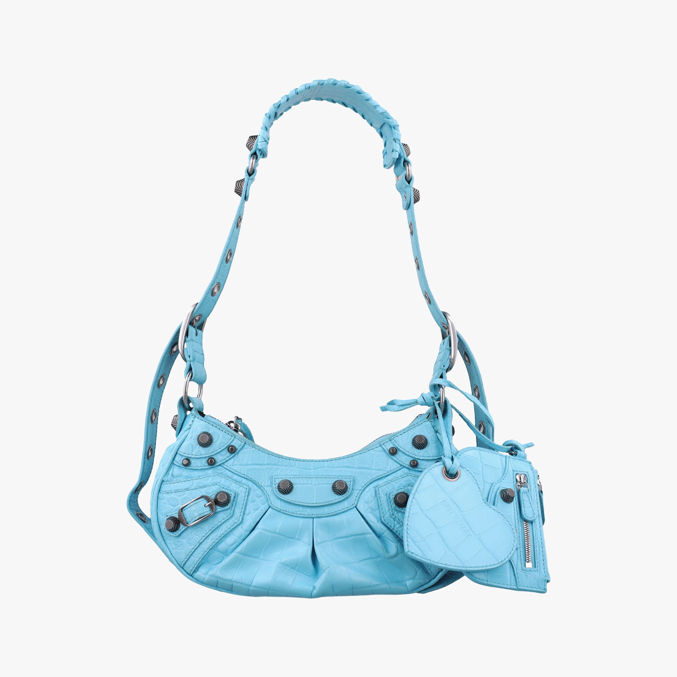 Vintage Balenciaga Le Cagole mini Blue fabric  shoulderbag | stylenewstar
