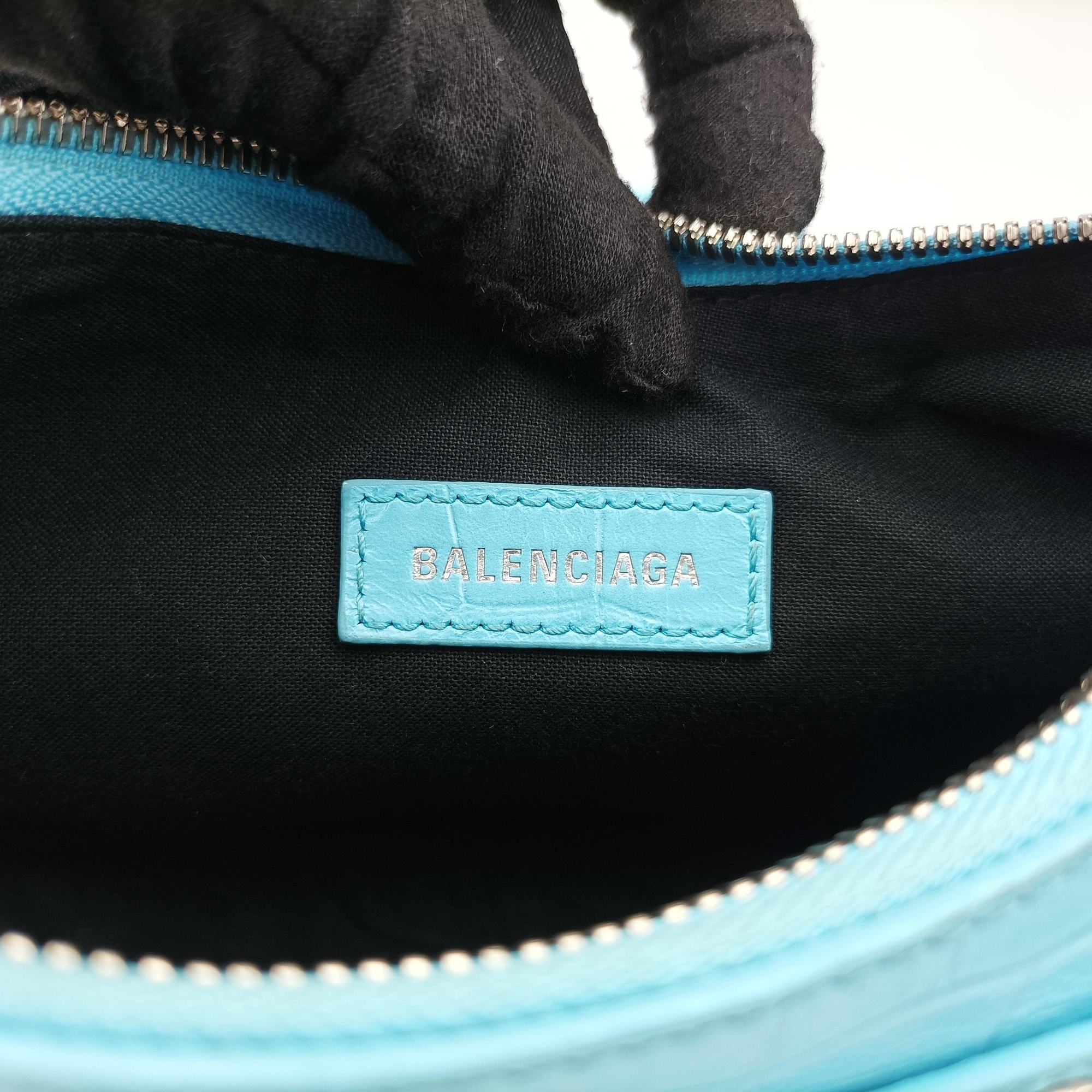Vintage Balenciaga Le Cagole mini Blue fabric  shoulderbag | stylenewstar