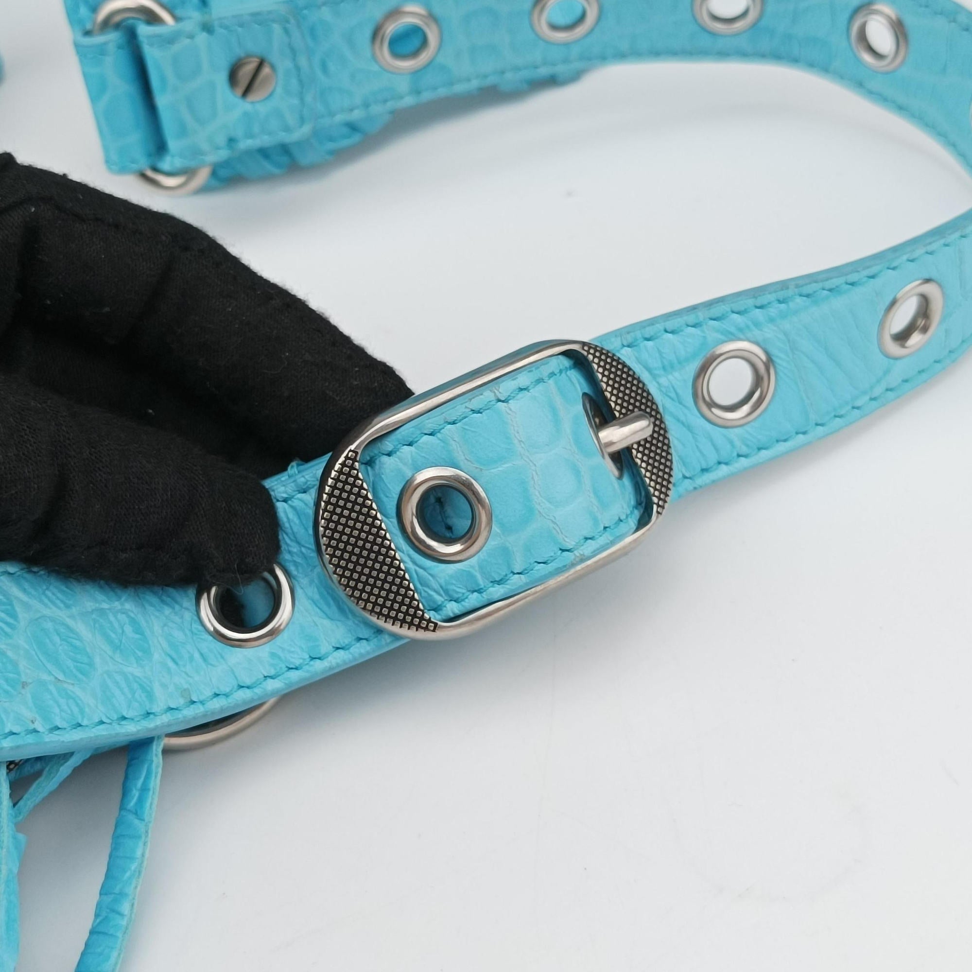 Vintage Balenciaga Le Cagole mini Blue fabric  shoulderbag | stylenewstar