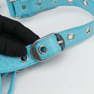 Vintage Balenciaga Le Cagole mini Blue fabric  shoulderbag | stylenewstar