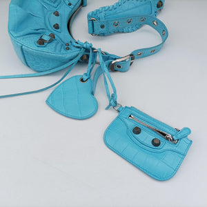 Vintage Balenciaga Le Cagole mini Blue fabric  shoulderbag | stylenewstar