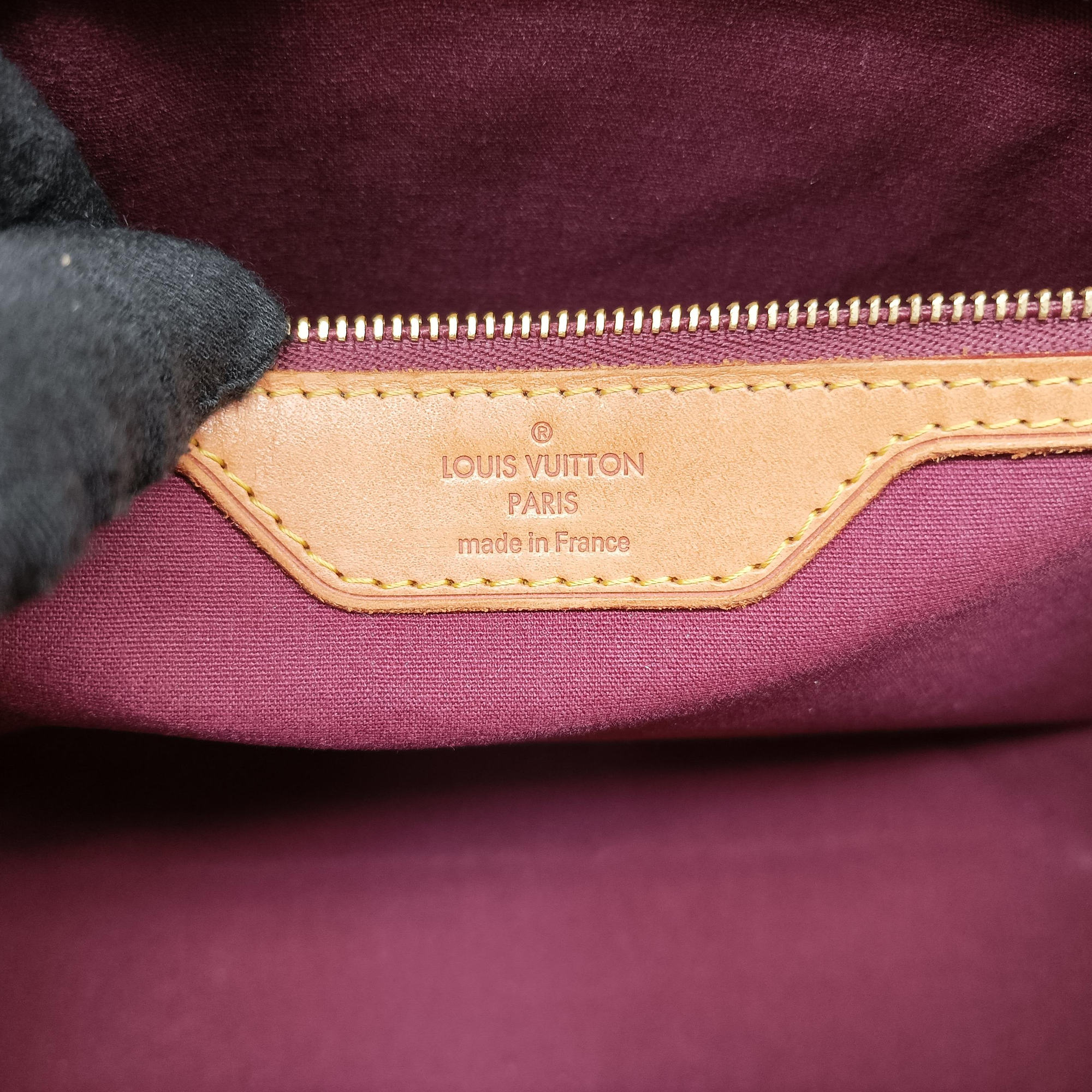 Pre-owned Louis Vuitton Brea GM AMARANTE Vernis M91616 shoulderbag | stylenewstar