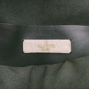 Pre-owned Valentino Rockstud Green Leather  backpack/rucksack | stylenewstar