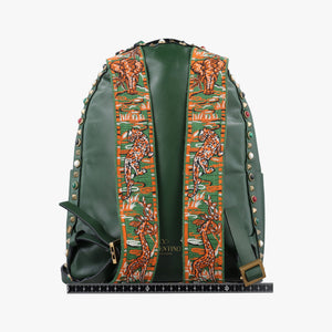 Pre-owned Valentino Rockstud Green Leather  backpack/rucksack | stylenewstar