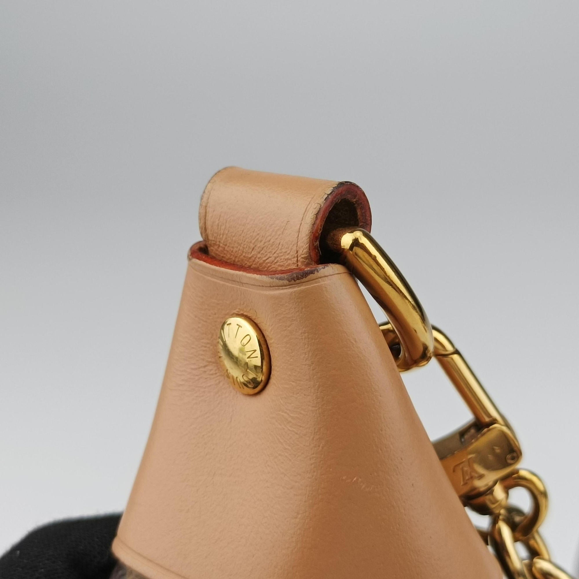 Pre-owned Louis Vuitton LOOP Brown×Beige Monogram Canvas M81098 shoulderbag | stylenewstar