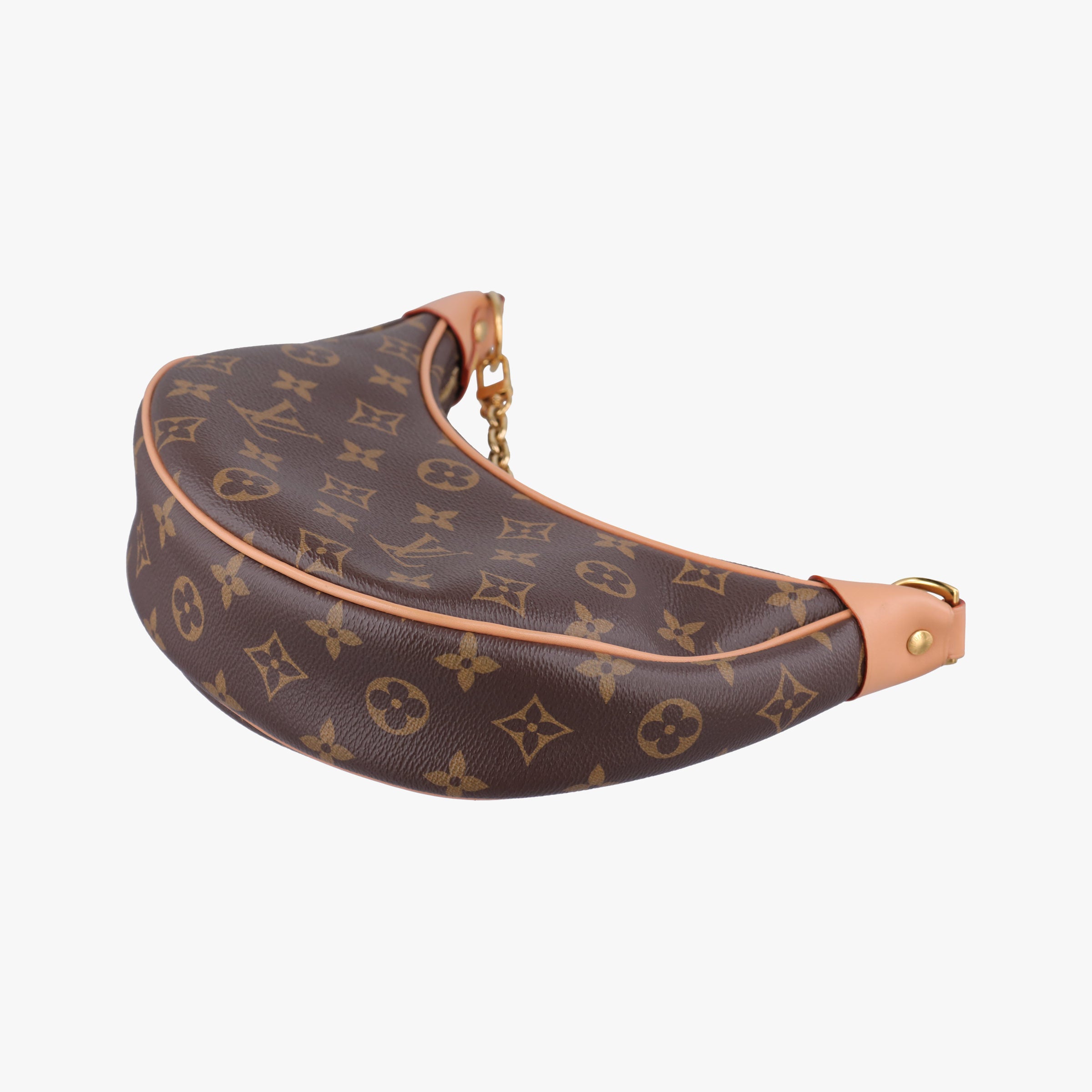 Pre-owned Louis Vuitton LOOP Brown×Beige Monogram Canvas M81098 shoulderbag | stylenewstar