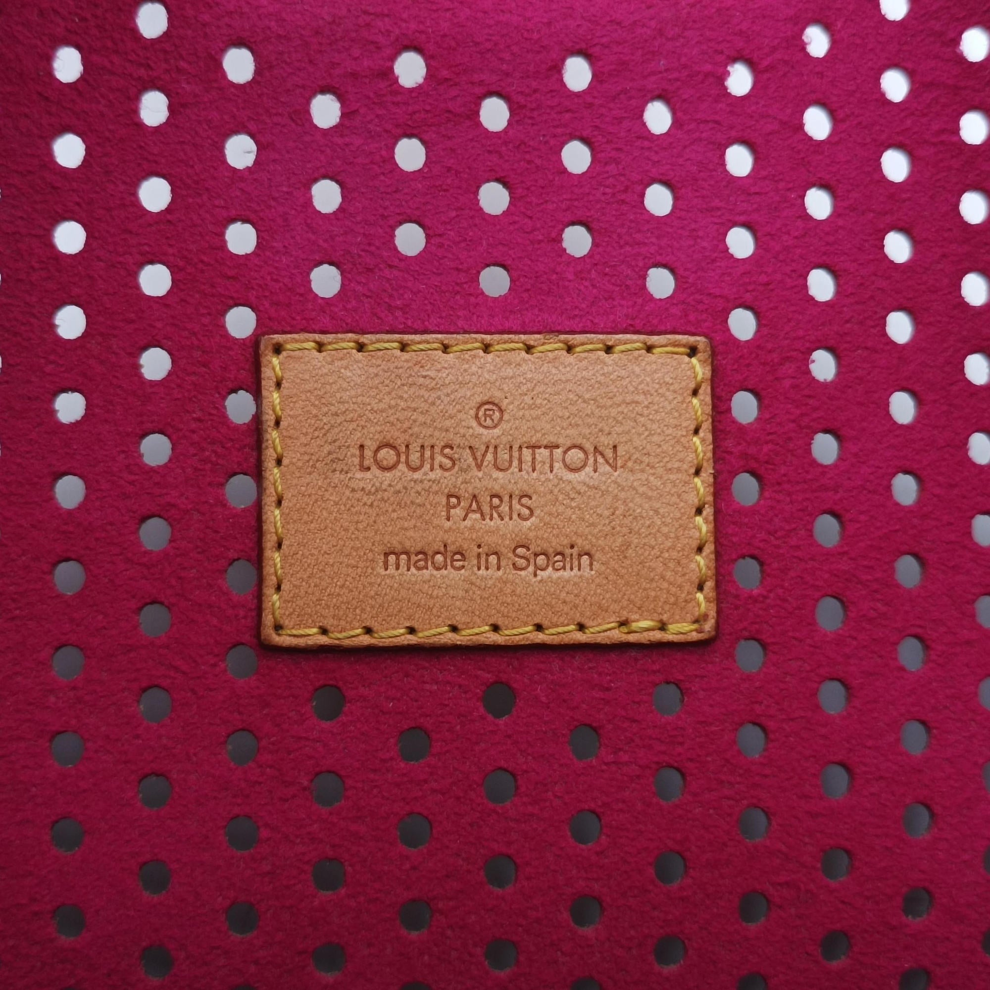 Vintage Louis Vuitton Musette brown×FUCHSIA Monogram Perforated M95172 shoulderbag | stylenewstar