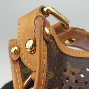Vintage Louis Vuitton Musette brown×FUCHSIA Monogram Perforated M95172 shoulderbag | stylenewstar