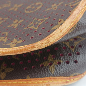 Vintage Louis Vuitton Musette brown×FUCHSIA Monogram Perforated M95172 shoulderbag | stylenewstar