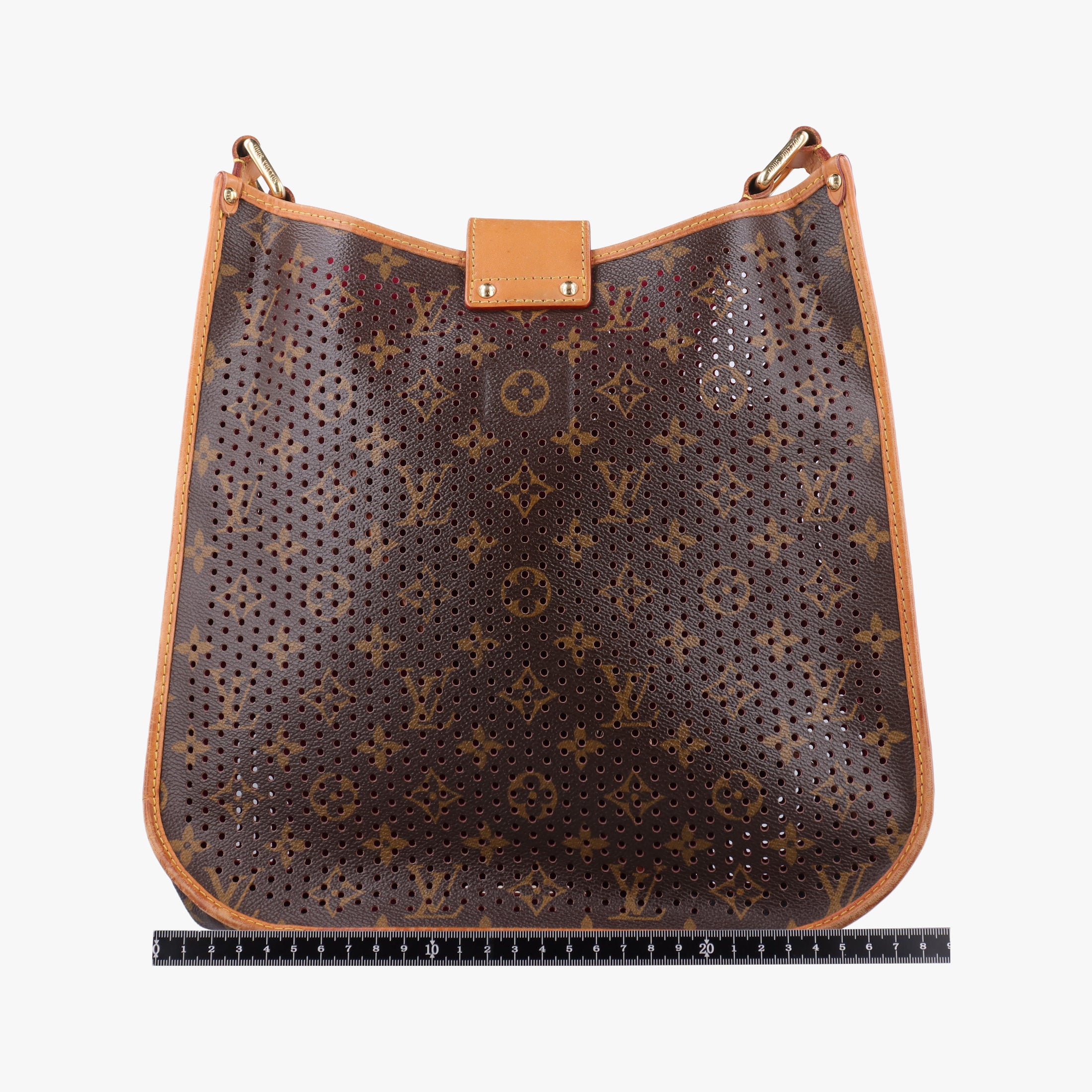 Vintage Louis Vuitton Musette brown×FUCHSIA Monogram Perforated M95172 shoulderbag | stylenewstar