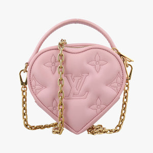 Pre-owned Louis Vuitton Pop My Heart Pouch pink Leather M82526 shoulderbag | stylenewstar