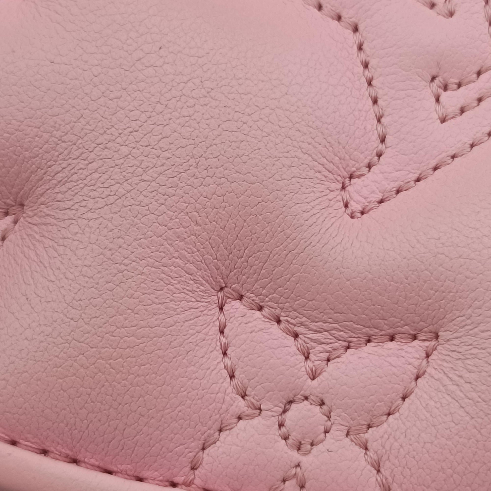 Pre-owned Louis Vuitton Pop My Heart Pouch pink Leather M82526 shoulderbag | stylenewstar