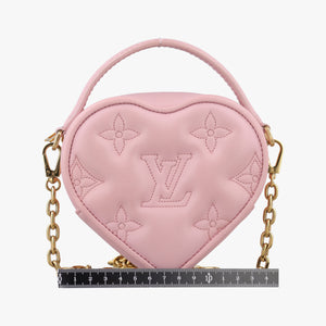 Pre-owned Louis Vuitton Pop My Heart Pouch pink Leather M82526 shoulderbag | stylenewstar
