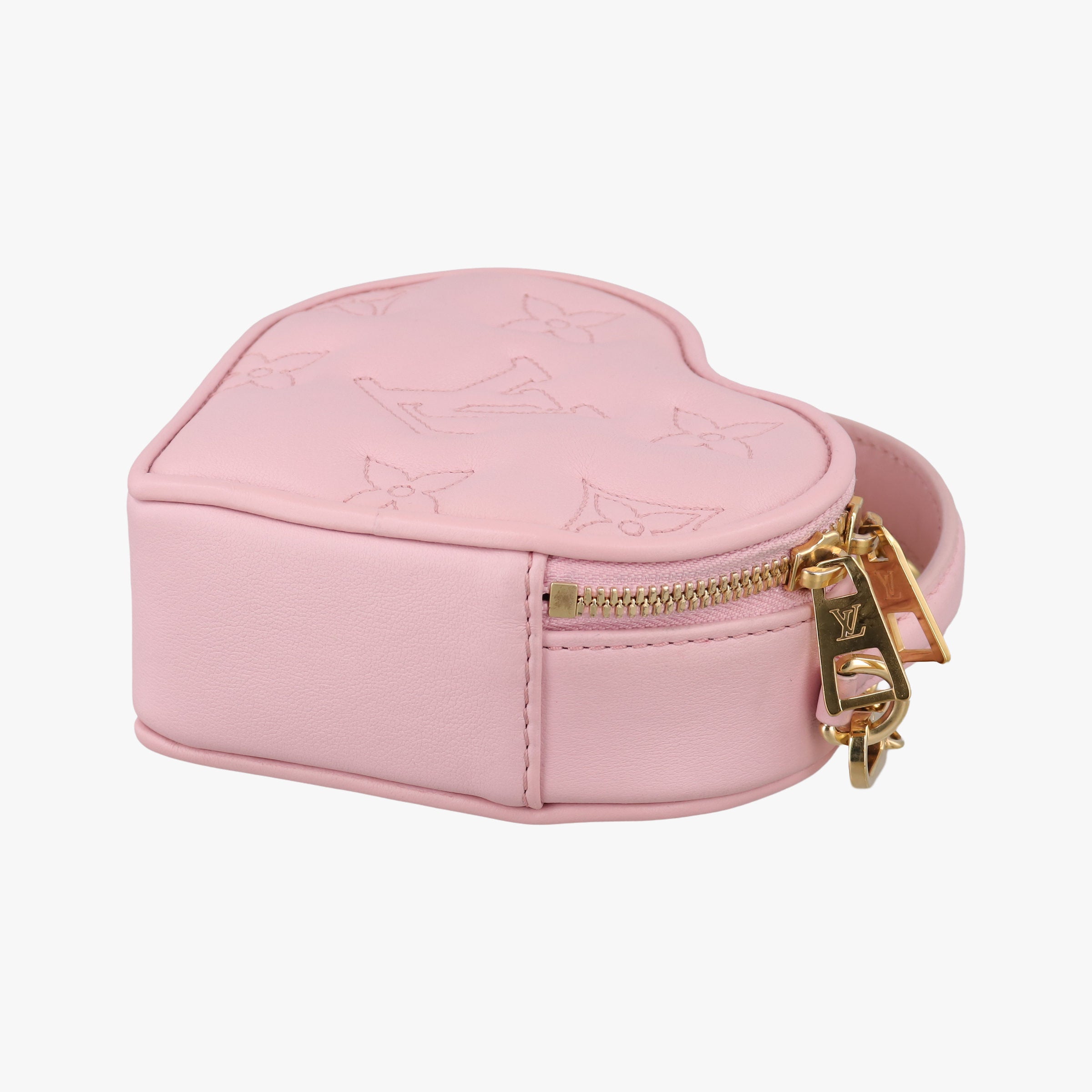 Pre-owned Louis Vuitton Pop My Heart Pouch pink Leather M82526 shoulderbag | stylenewstar