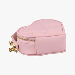 Pre-owned Louis Vuitton Pop My Heart Pouch pink Leather M82526 shoulderbag | stylenewstar
