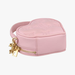 Pre-owned Louis Vuitton Pop My Heart Pouch pink Leather M82526 shoulderbag | stylenewstar