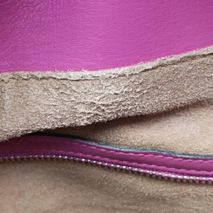 Pre-owned Gucci GG SUPREME Beige×Pink×Red PVC coated canvas × leather 409534 shoulderbag | stylenewstar