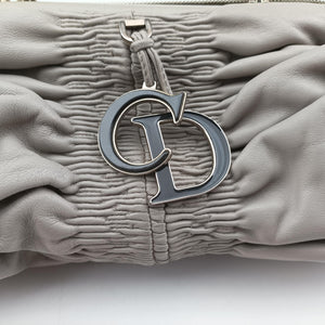 Pre-owned Christian Dior Karenina Grey lambskin  handbag | stylenewstar