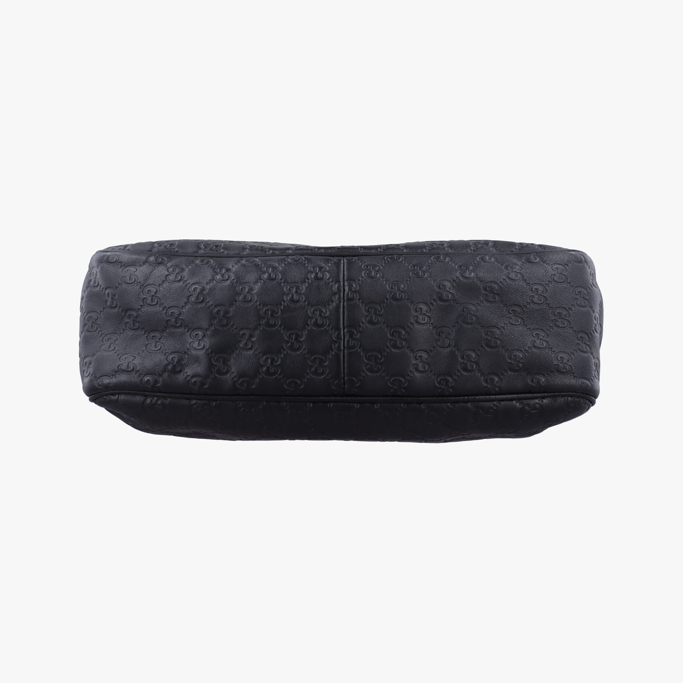 Vintage Gucci Guccissima Messenger Black Leather 223665 shoulderbag | stylenewstar