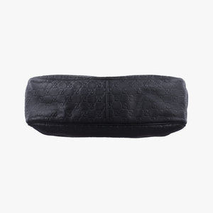 Vintage Gucci Guccissima Messenger Black Leather 223665 shoulderbag | stylenewstar