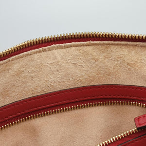 Secondhand Gucci GG SUPREME Beige x Red x Navy PVC coated canvas×Leather 409529 shoulderbag | stylenewstar
