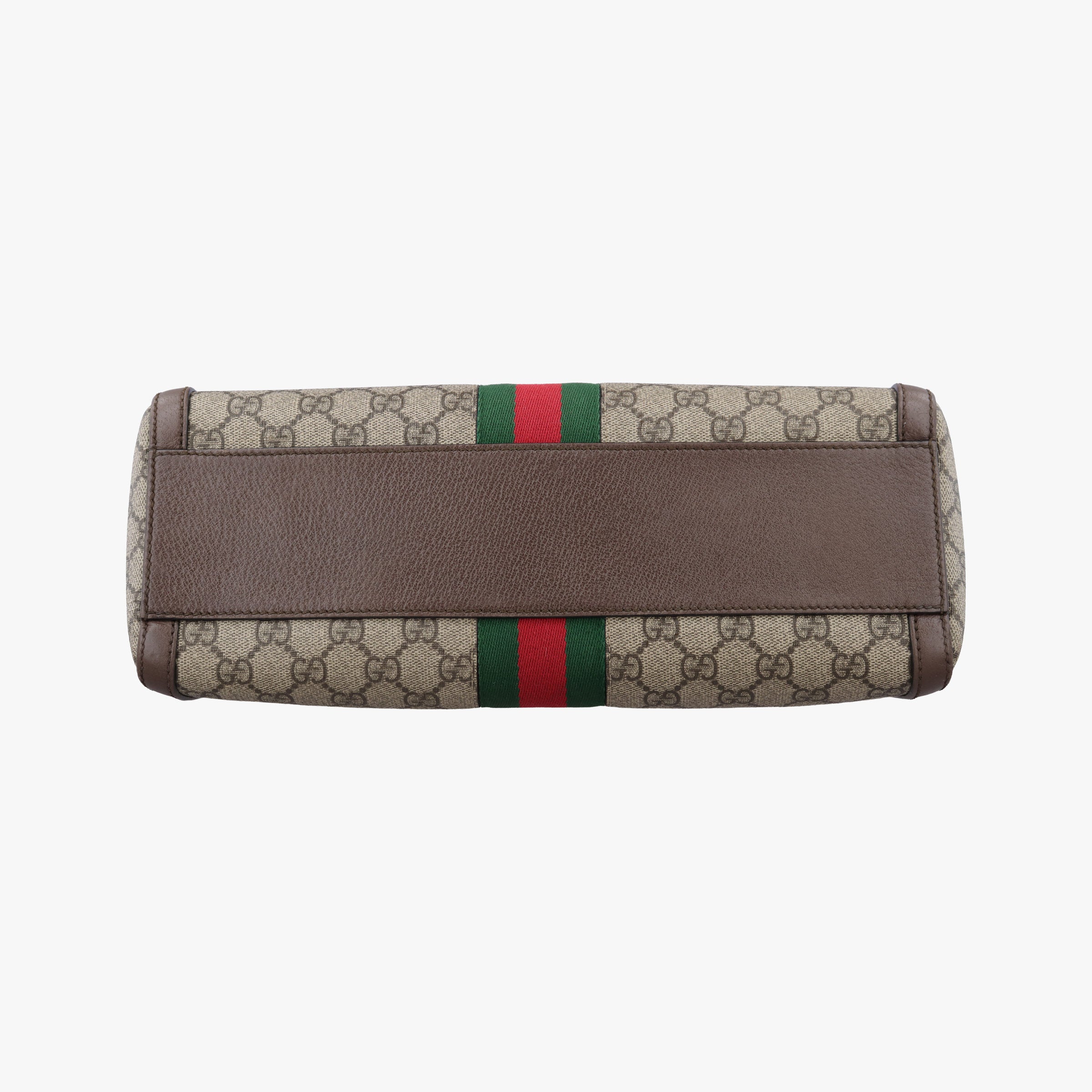 Pre-owned Gucci Ophidia GG Small Brown PVC coated canvas×Leather 524532 shoulderbag | stylenewstar