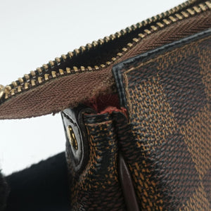 Pre-owned Louis Vuitton EVA EBENE Damier Canvas N55213 handbag | stylenewstar