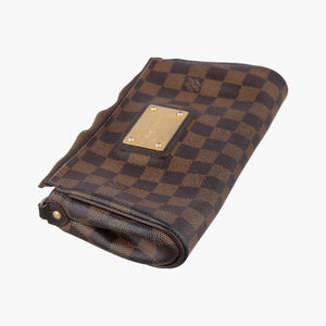 Pre-owned Louis Vuitton EVA EBENE Damier Canvas N55213 handbag | stylenewstar