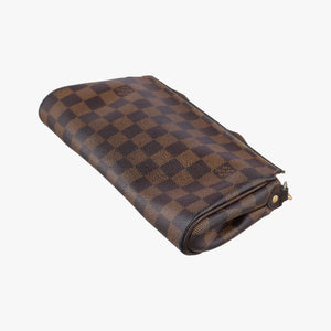 Pre-owned Louis Vuitton EVA EBENE Damier Canvas N55213 handbag | stylenewstar