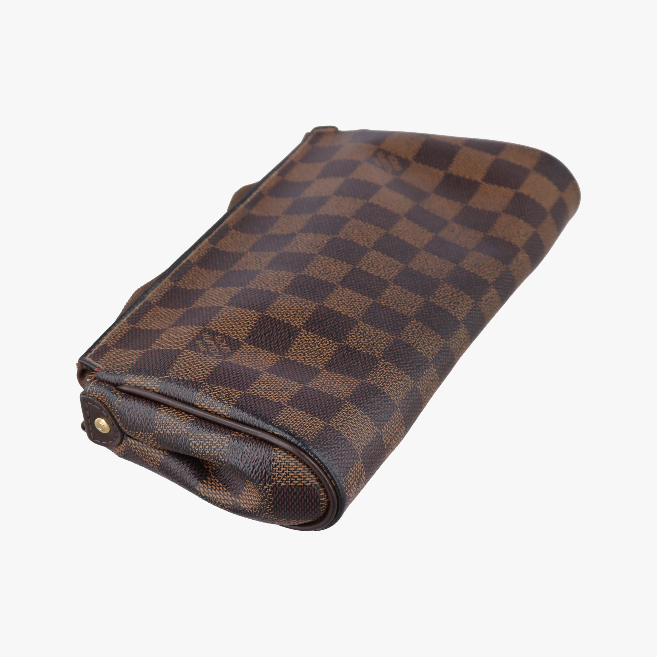 Pre-owned Louis Vuitton EVA EBENE Damier Canvas N55213 handbag | stylenewstar