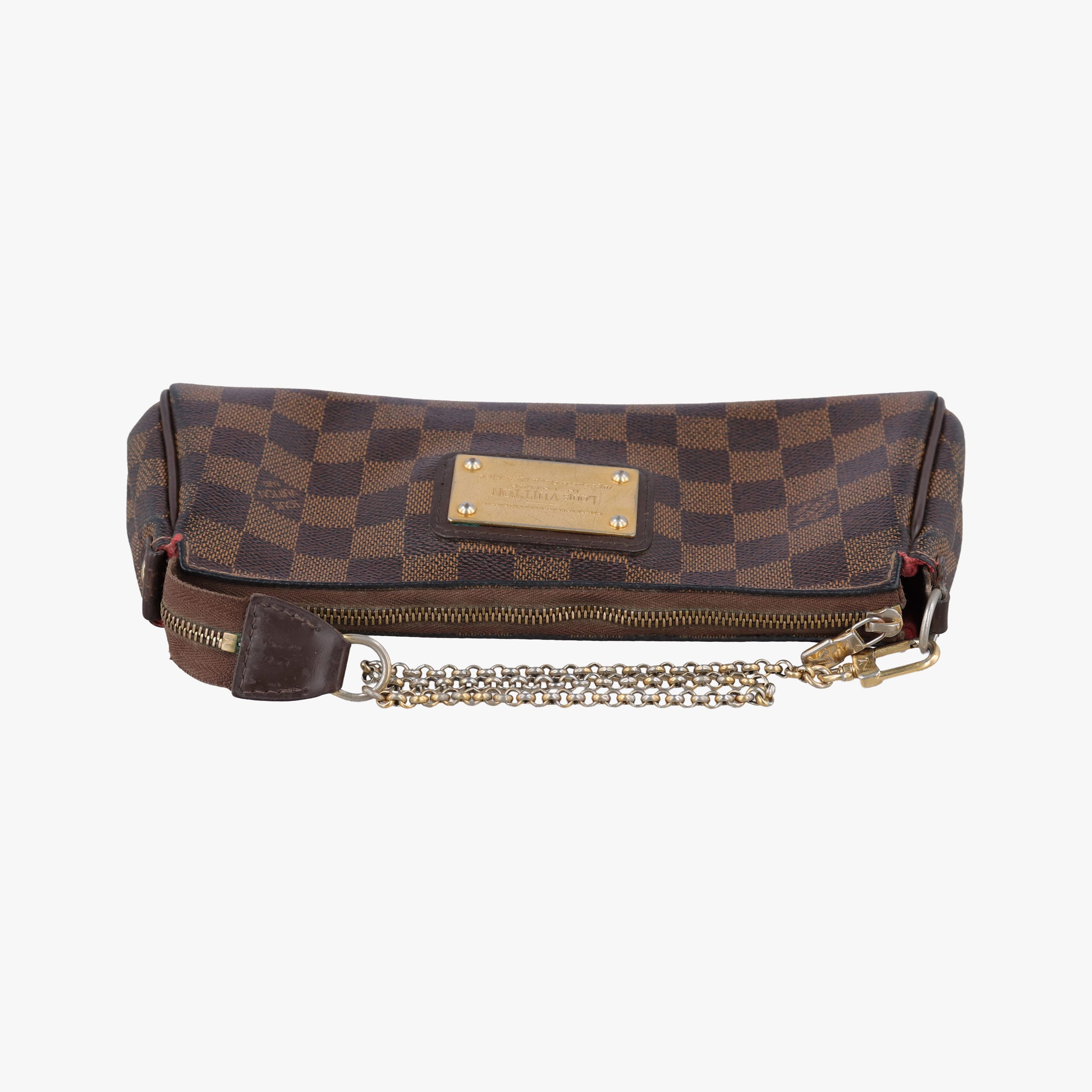 Pre-owned Louis Vuitton EVA EBENE Damier Canvas N55213 handbag | stylenewstar