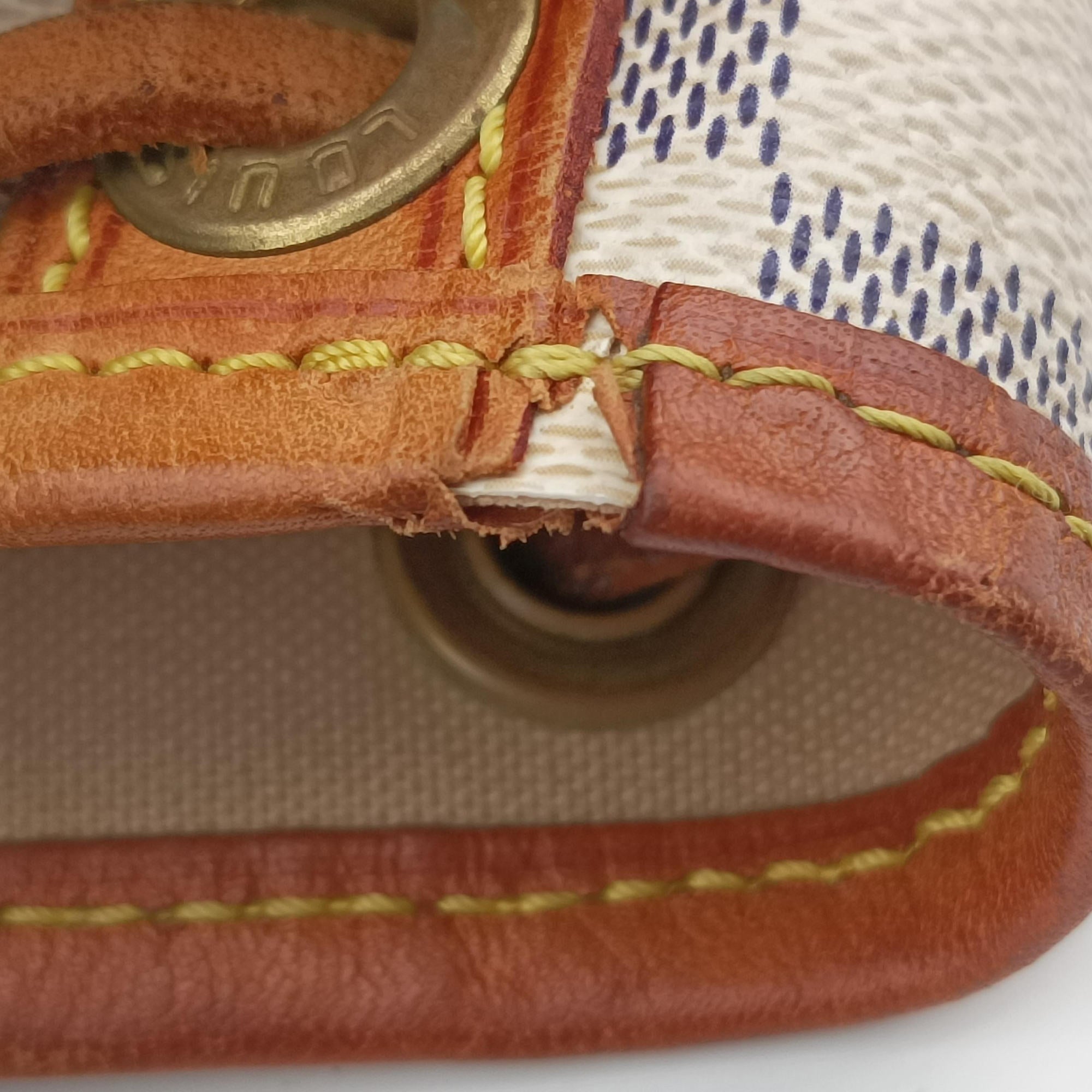 Pre-owned Louis Vuitton NOé Azur Damier Canvas N42222 shoulderbag | stylenewstar