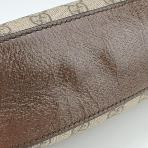 Pre-owned Gucci Neo Vintage Messenger beige×brown PVC coated canvas × leather 476466 shoulderbag | stylenewstar