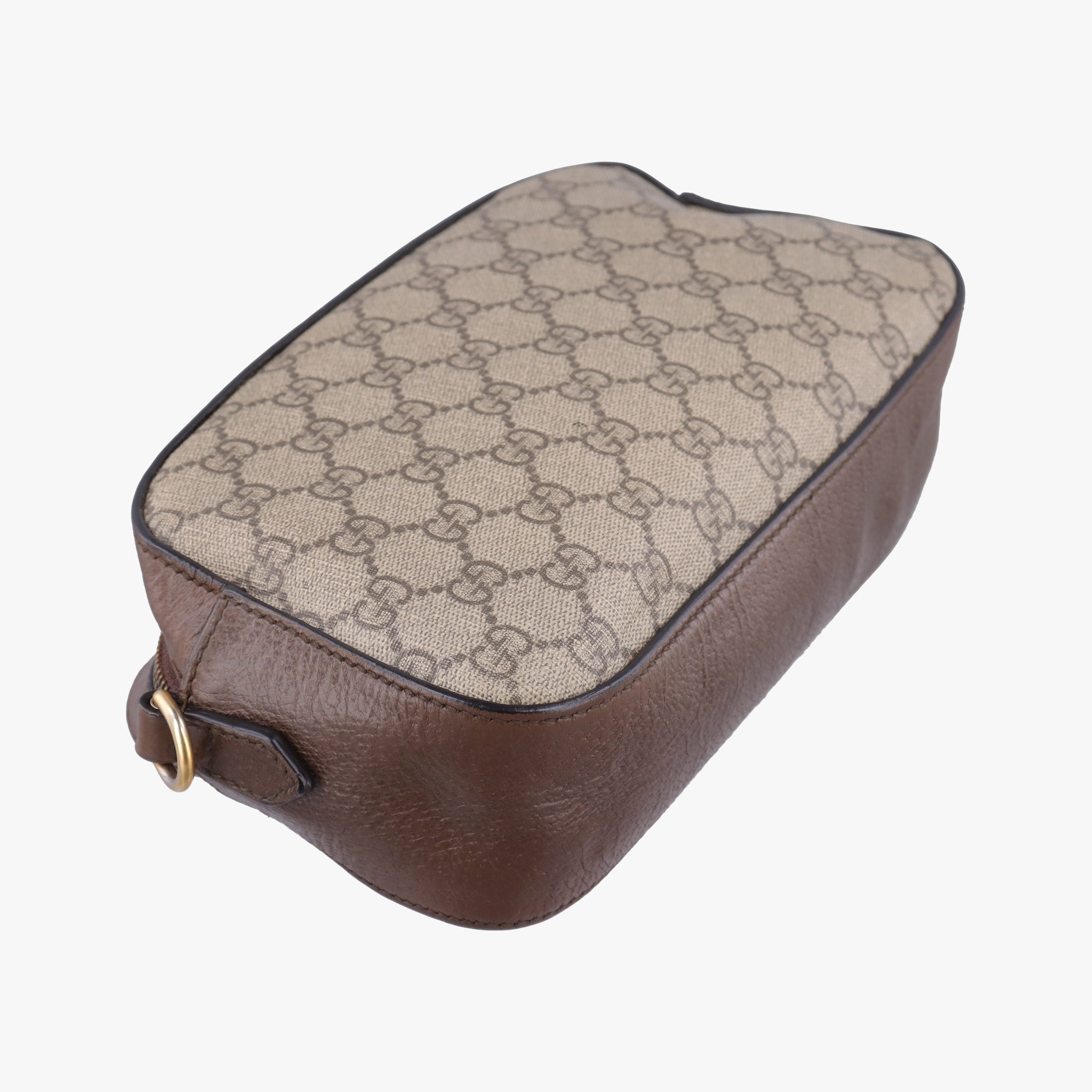 Pre-owned Gucci Neo Vintage Messenger beige×brown PVC coated canvas × leather 476466 shoulderbag | stylenewstar